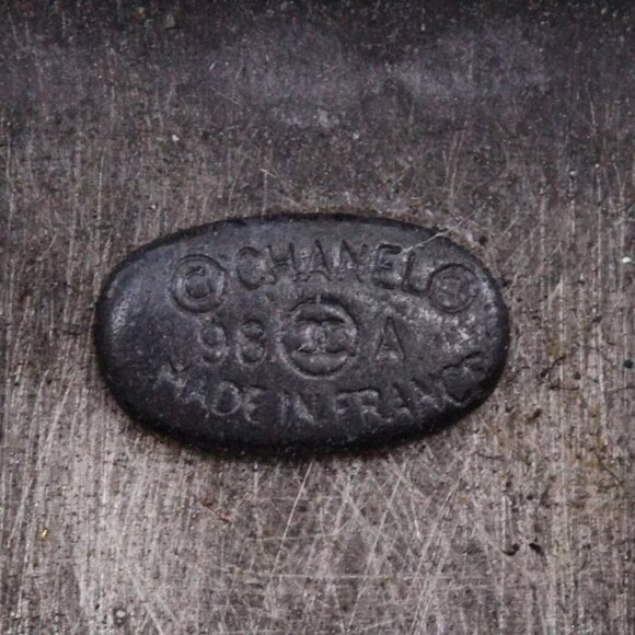 CHANEL COCO Mark Bracelet Silver metallic 106g Women - Picture 5 of 15